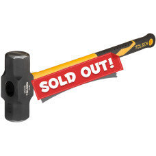 8Lb 26inch Heavy Duty Sledge Hammer Fibreglass Handle Rubberized Grip